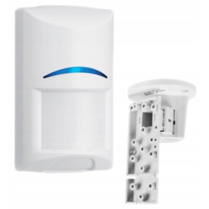 Culoare: alb, Set: senzor de miscare Bosch Gen2 ISC-BPR2-W12 cu suport de tavan B338, dimensiuni 105x61x44mm