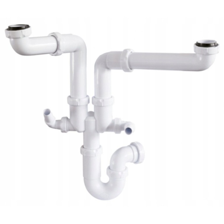 Polisfon chiuveta Jimten 2 camere, 360, 600x280mm, 120x60mm, 395x170mm, 550x280mm, 60mm