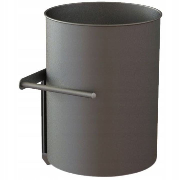 Кош за отпадъци под плот, Merida, модел KWM101, 30 л, матирана неръждаема стомана, 40,5x30см