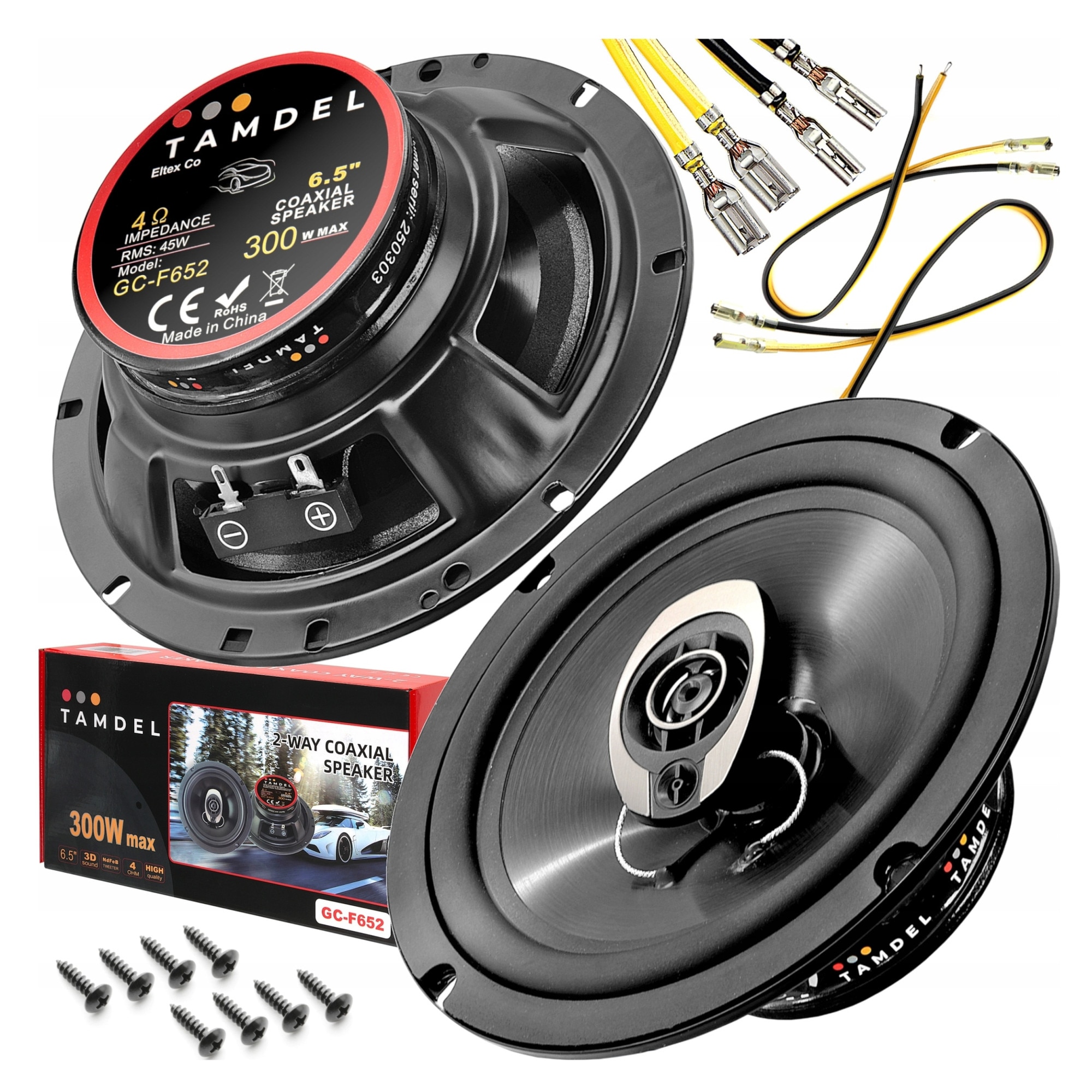 Difuzoare auto JBL, Stage 602, 2 cai, 165mm, 45W RMS, grila