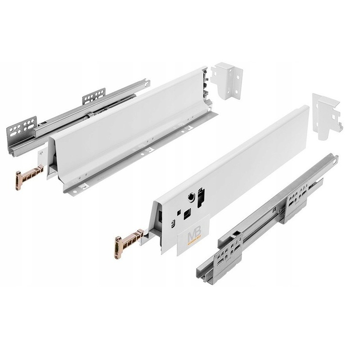 Sufrageria Modern Box GTV L-450, nisa, alb, set 2 bucati, 450x83mm