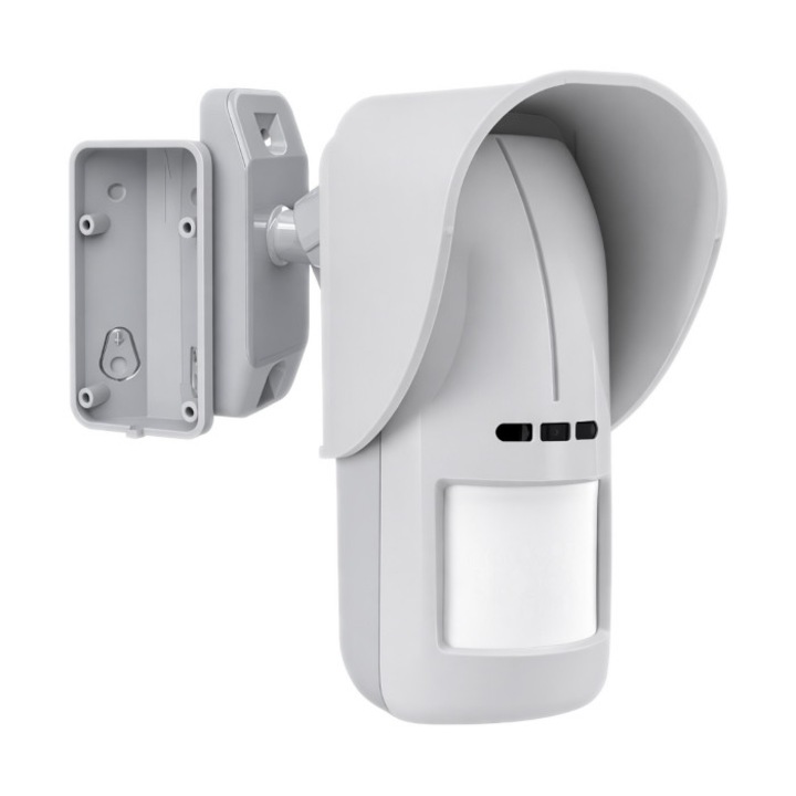 Senzor de miscare dual PIR+MW Satel OPAL GY, alb