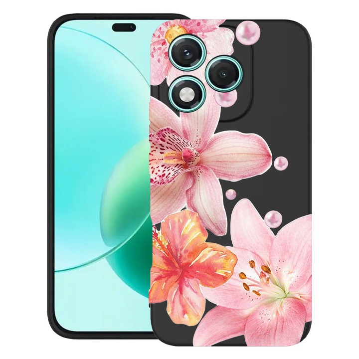 BestCase® Husa TPU Ultra Slim Compatibila cu Honor 400 Lite, Floral - Aesthetic Elegant Orchid, 2022870 B 2062