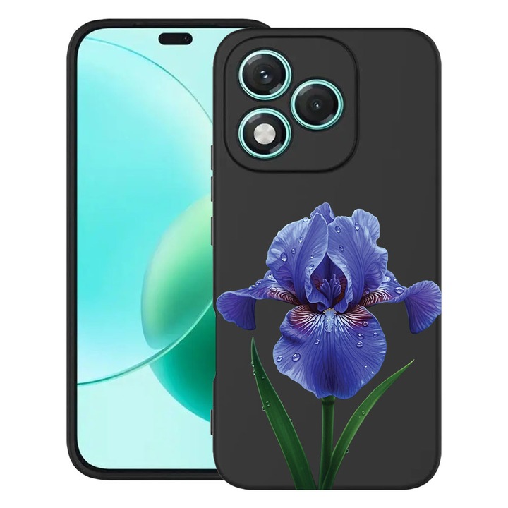 BestCase® Husa TPU Ultra Slim Compatibila cu Honor 400 Lite, Floral - Iris, 2022870 B 2058