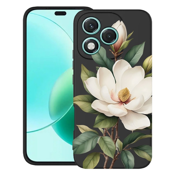 BestCase® Husa TPU Ultra Slim Compatibila cu Honor 400 Lite, Floral - White Magnolia, 2022870 B 2052