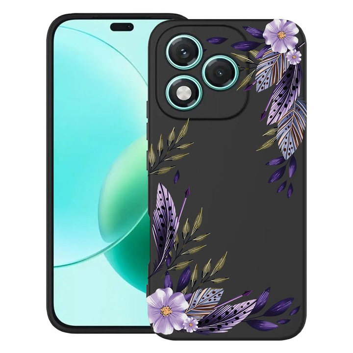 BestCase® Husa TPU Ultra Slim Compatibila cu Honor 400 Lite, Floral - Levander, 2022870 B 2053