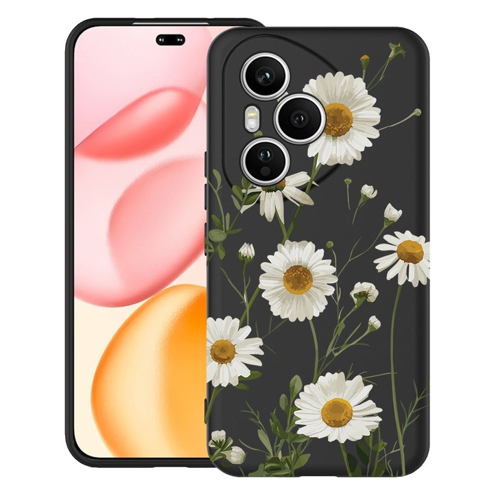 BestCase® Husa TPU Ultra Slim Compatibila cu OPPO Reno13, Floral - Daisy, 2052043 B 2032