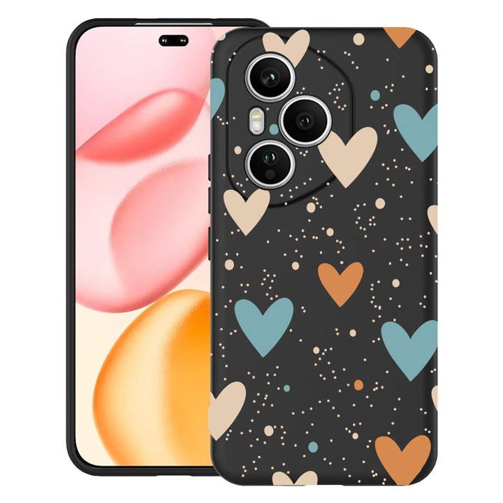 BestCase® Husa TPU Ultra Slim Compatibila cu OPPO Reno13, Cute Love Pattern, 2052043 B 2090