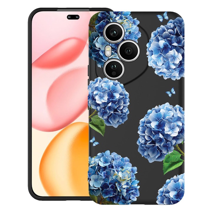 BestCase® Husa TPU Ultra Slim Compatibila cu OPPO Reno13, Floral - Cute Hydrangea, 2052043 B 2077