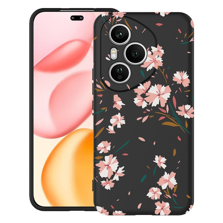 BestCase® Husa TPU Ultra Slim Compatibila cu OPPO Reno13, Floral - Pastel Rose, 2052043 B 2034
