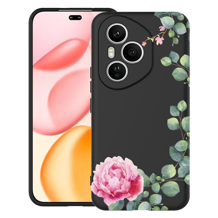 BestCase® Husa TPU Ultra Slim Compatibila cu OPPO Reno13, Floral - Minimalist Camellia, 2052043 B 2076
