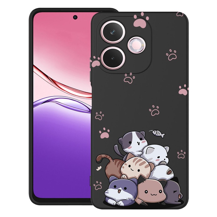 BestCase® Husa TPU Ultra Slim Compatibila cu Honor X5c Plus / X5c, Baby Cats, 3119623 B 2018