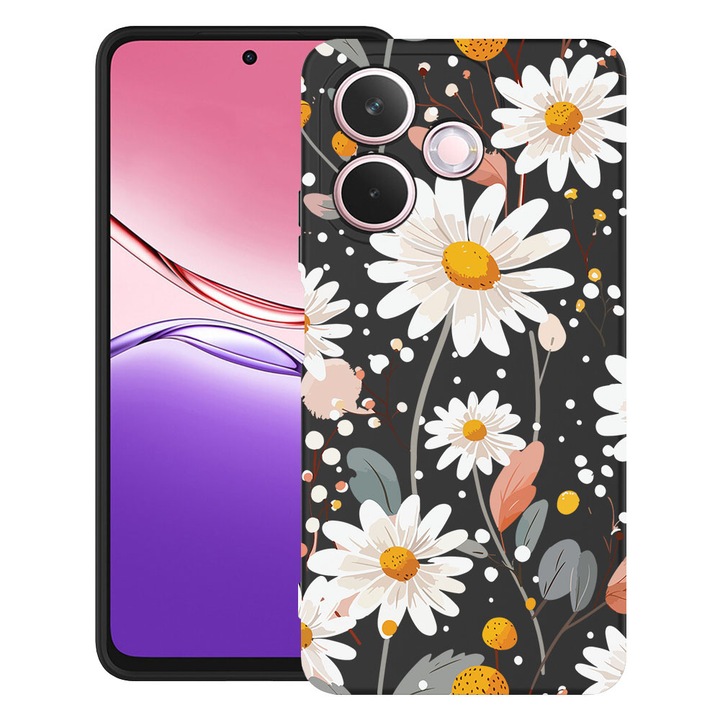BestCase® Husa TPU Ultra Slim Compatibila cu Honor X5c Plus / X5c, Floral - Daisy, 3119623 B 2028