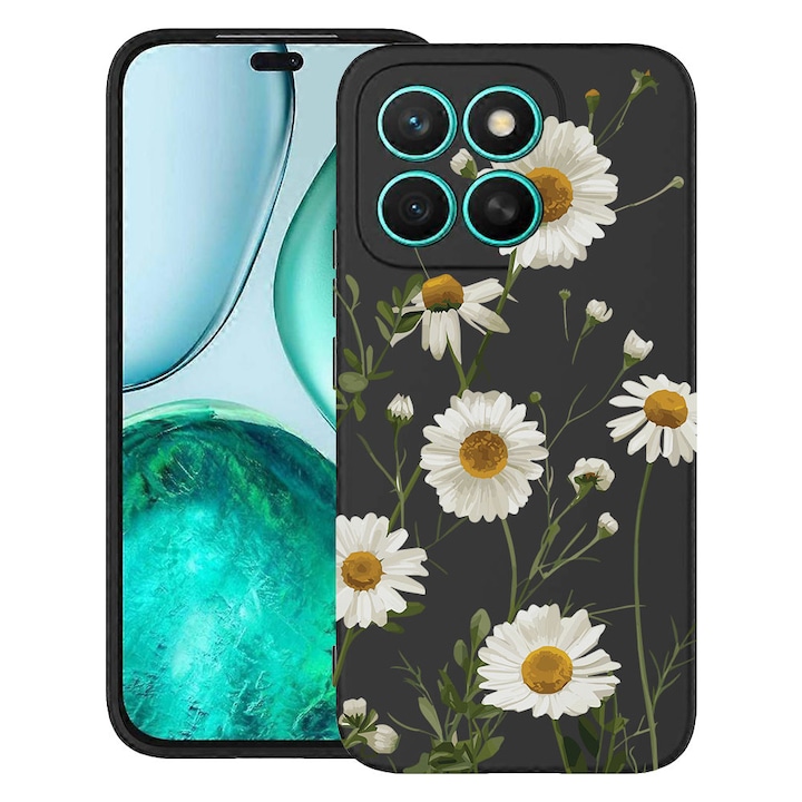 BestCase® Husa TPU Ultra Slim Compatibila cu Honor 400 Smart / X7d, Floral - Daisy, 2052047 B 2032