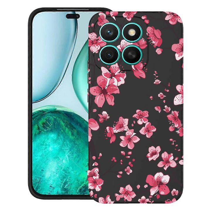 BestCase® Husa TPU Ultra Slim Compatibila cu Honor 400 Smart / X7d, Floral - Cherry Blossom, 2052047 B 2043