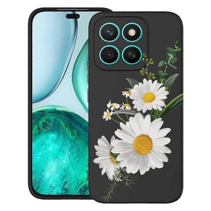 BestCase® Husa TPU Ultra Slim Compatibila cu Honor 400 Smart / X7d, Floral - Minimalist Daisy, 2052047 B 2029
