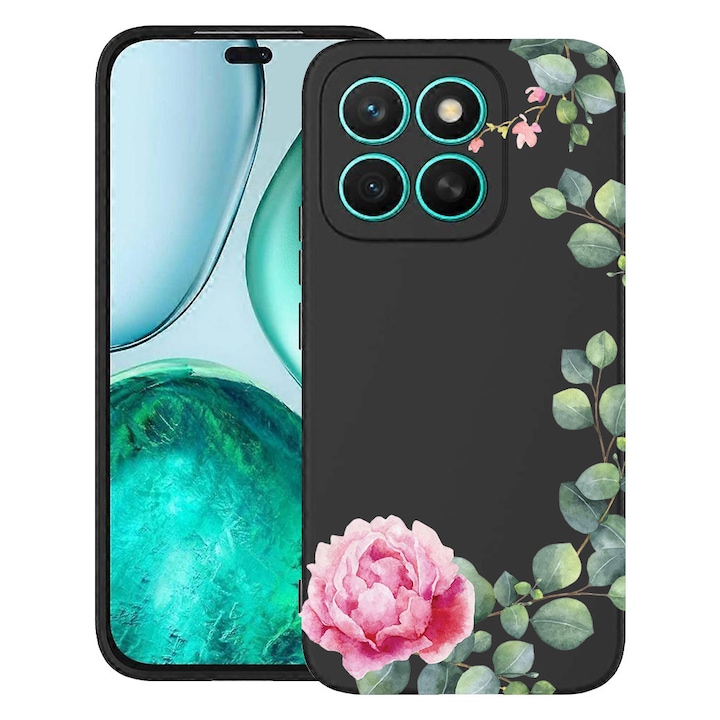BestCase® Husa TPU Ultra Slim Compatibila cu Honor 400 Smart / X7d, Floral - Minimalist Camellia, 2052047 B 2076