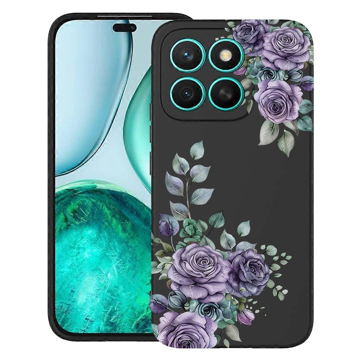 BestCase® Husa TPU Ultra Slim Compatibila cu Honor 400 Smart / X7d, Floral - Pastel Rose Bloom, 2052047 B 2033