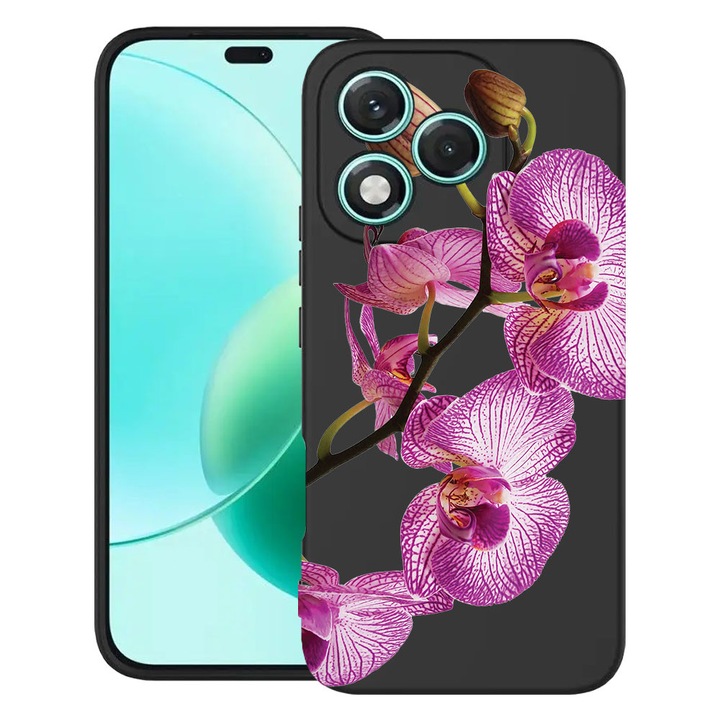 BestCase® Husa TPU Ultra Slim Compatibila cu Honor 400 Lite, Floral - Pink Orchid, 2022870 B 2064