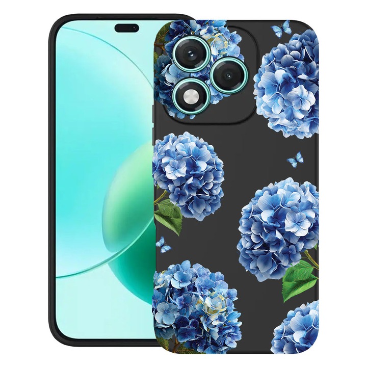 BestCase® Husa TPU Ultra Slim Compatibila cu Honor 400 Lite, Floral - Cute Hydrangea, 2022870 B 2077