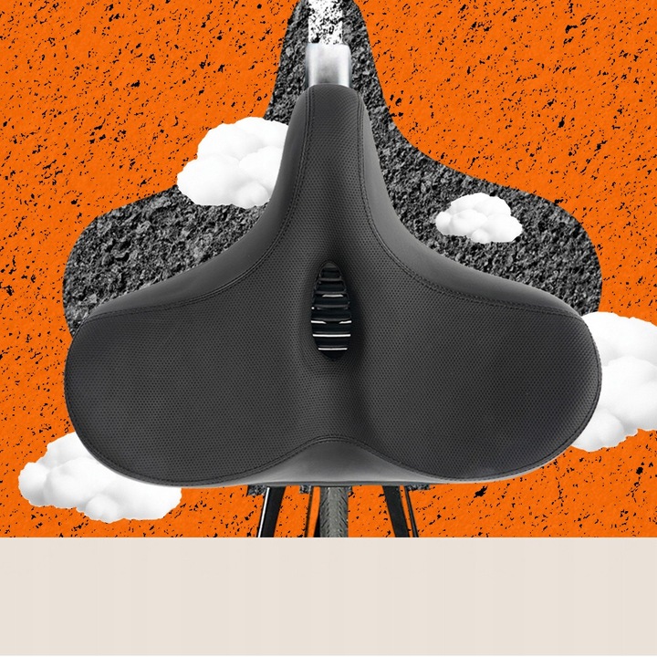 Sa bicicleta, confortabile, cu spuma elastica si arcuri, multicolor