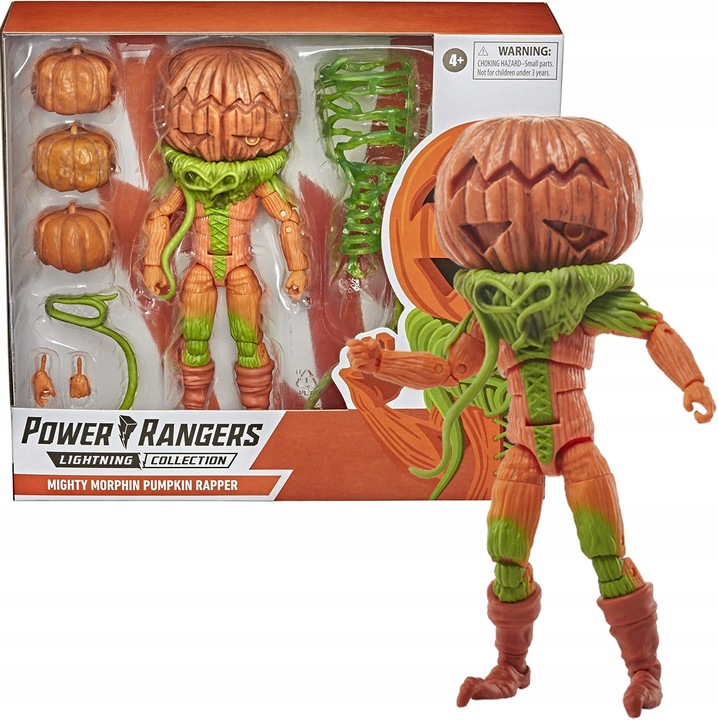 Фигурка Power Rangers, Mighty Morphin Pumpkin Rapper, 20 см, с аксесоари, Hasbro