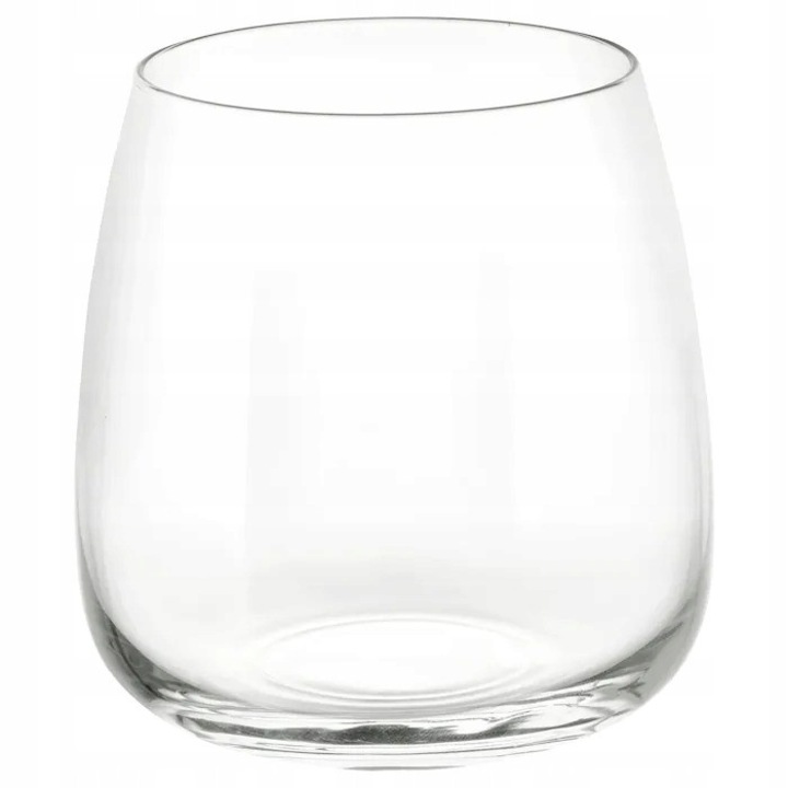 Poharak, 6 darabos készlet, IKEA DYRGRIP, átlátszó üveg, 360 ml, 9 cm