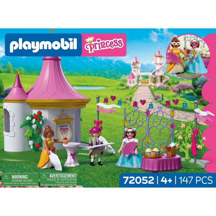 Set figurine Playmobil, bal mascat, 2 printese, 38.5x28.4x15.5cm, 4 ani+