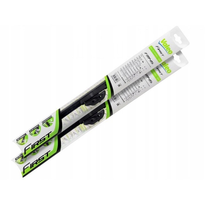 Stergatoare Valeo First set 700/650mm, pentru Ford, Peugeot, Renault, fara schelet, cu adaptor