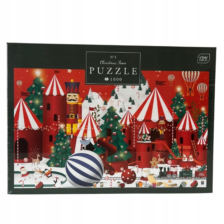 Interdruk puzzle 1000 db. Téli falu, Diótörő