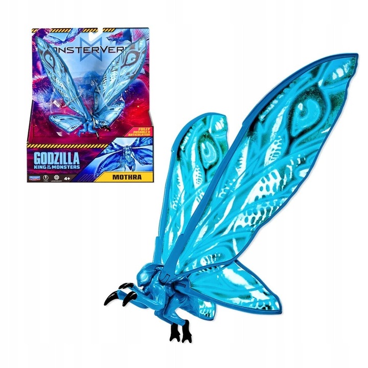 Figurina Playmates Toys Godzilla King of the Monsters, Mothra, multicolor
