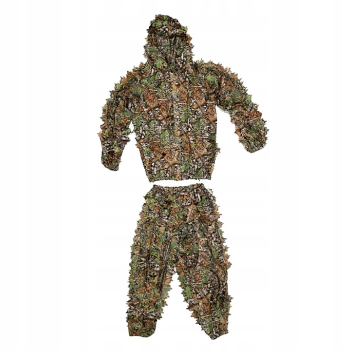 Костюм Ghillie, 3D камуфлаж, зелен