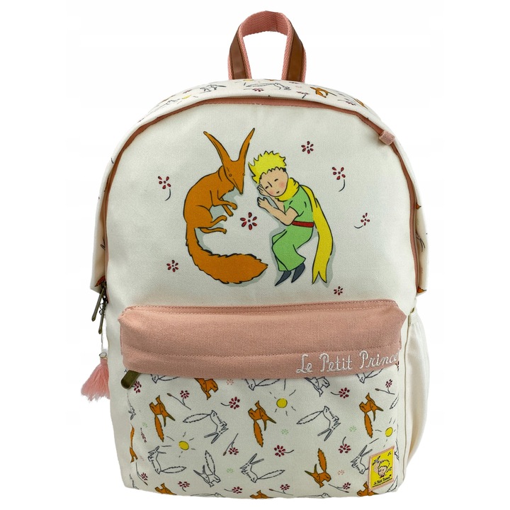 Adaptálható hátizsák bőröndhöz, Micul Print, Fox kollekció, bézs, 70AA