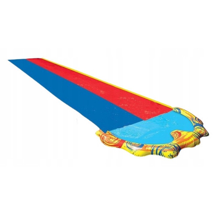 Двойна пързалка Banzai, 488x147см, 2 надуваеми дъски, многоцветна