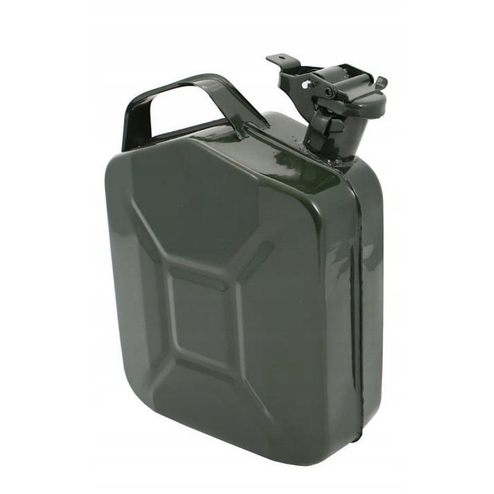 Fém kanna 5L, zöld, méretei 31x22,5x11cm, UN tanúsítvánnyal