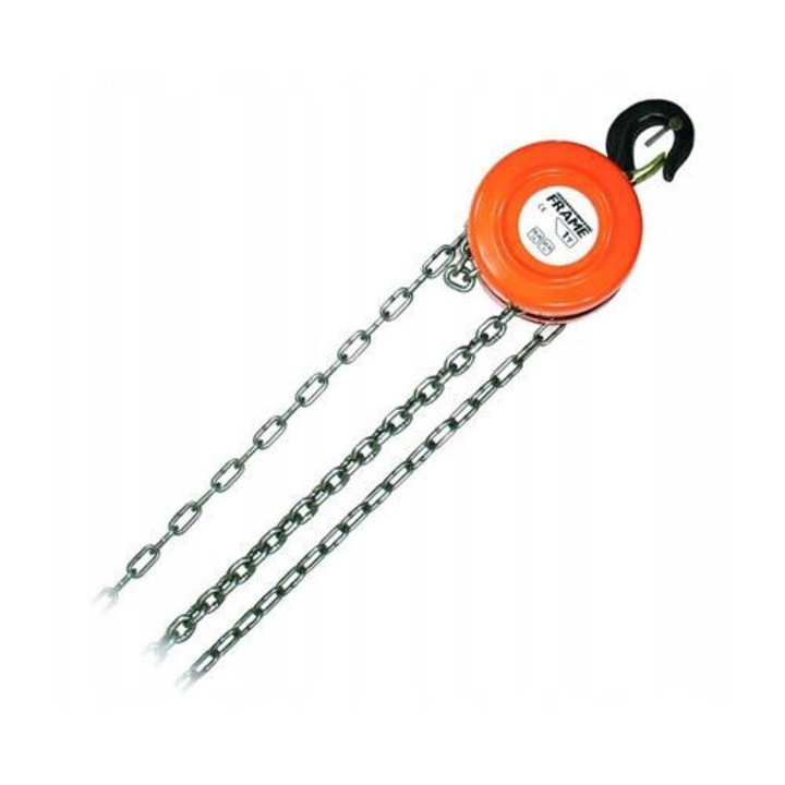 Winch cu lant 3.0T x 3.0m, XL-Tools, capacitate 3 tone, lant de 8 mm, constructie solida