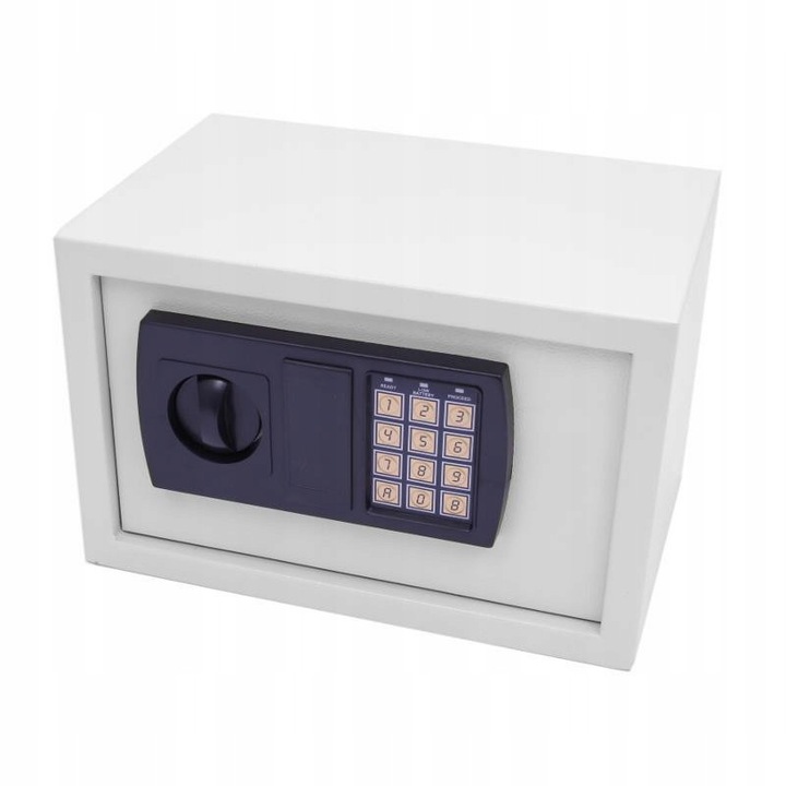 Seif electronic meblowy 31x20x20cm, 2 chei, montaj pe perete, deschidere de urgenta