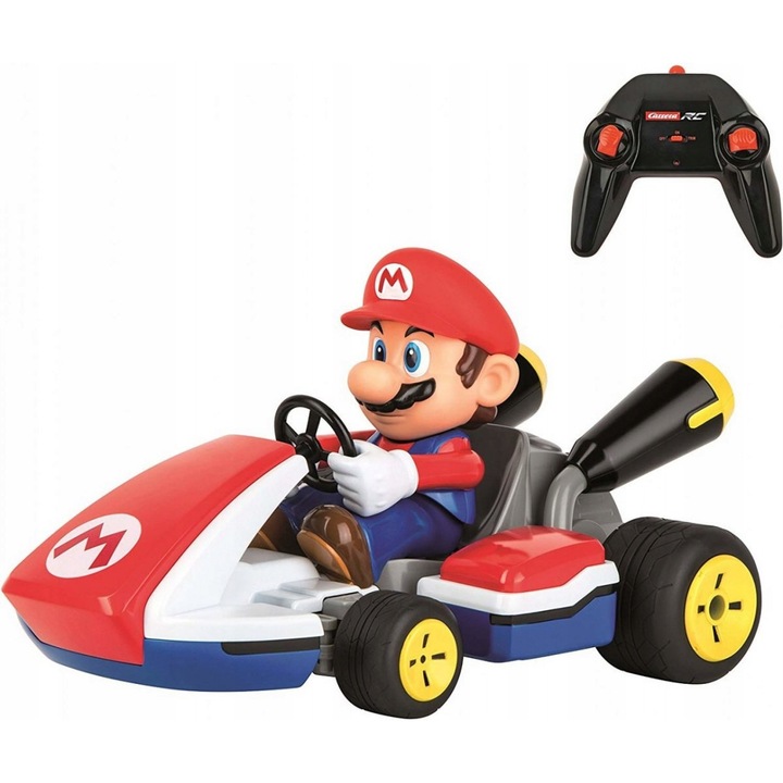 Masinuta zdalnie sterowana Carrera Mario Race Kart 1:16, 35cm, multicolor