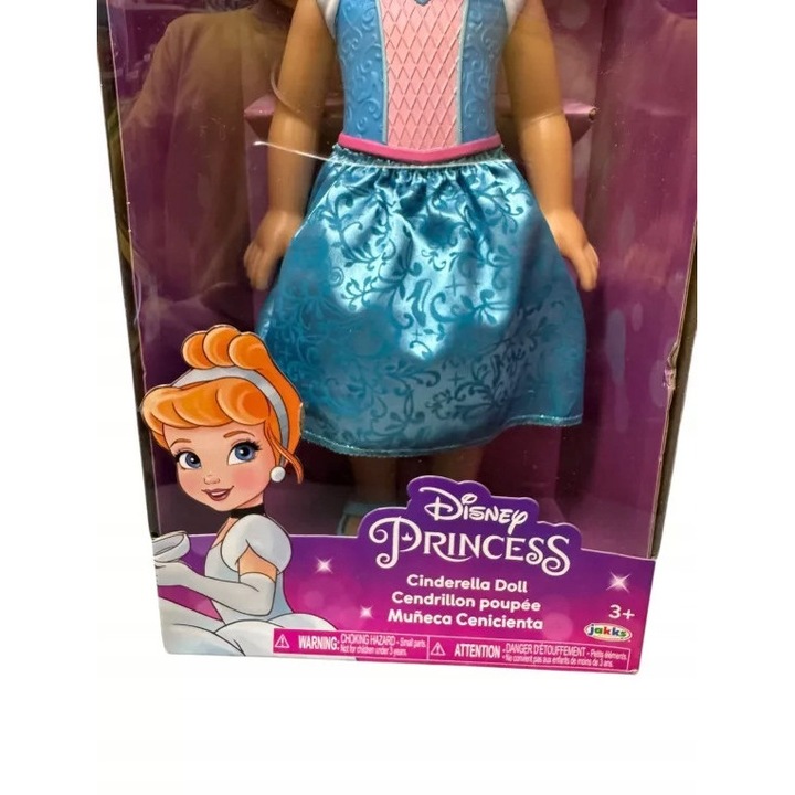 Papusa Disney Princess, Kopciuszek, 35cm, set de joaca