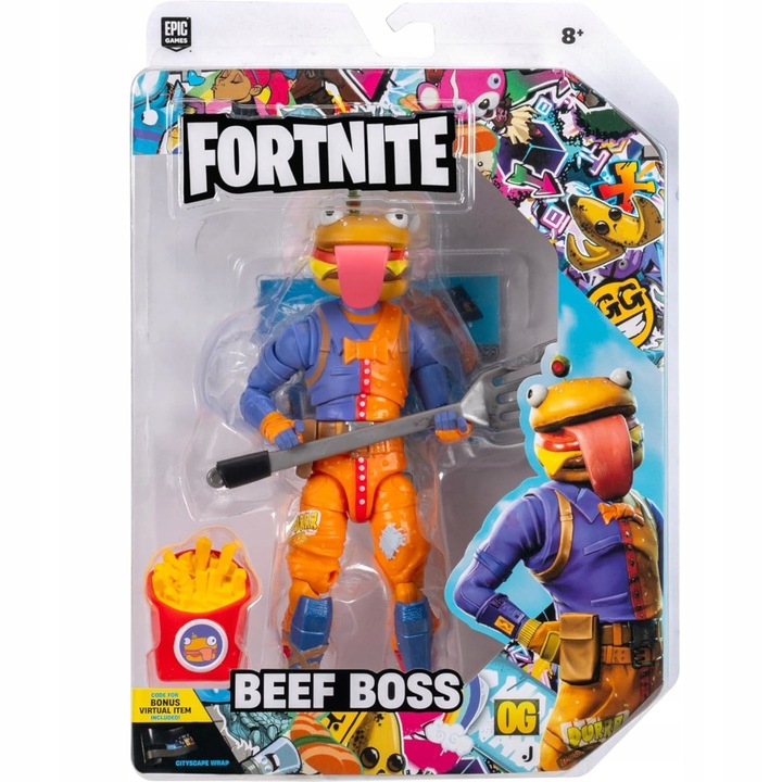 Колекционерска фигурка Jazwares Fortnite, 150 мм, Boss Burger