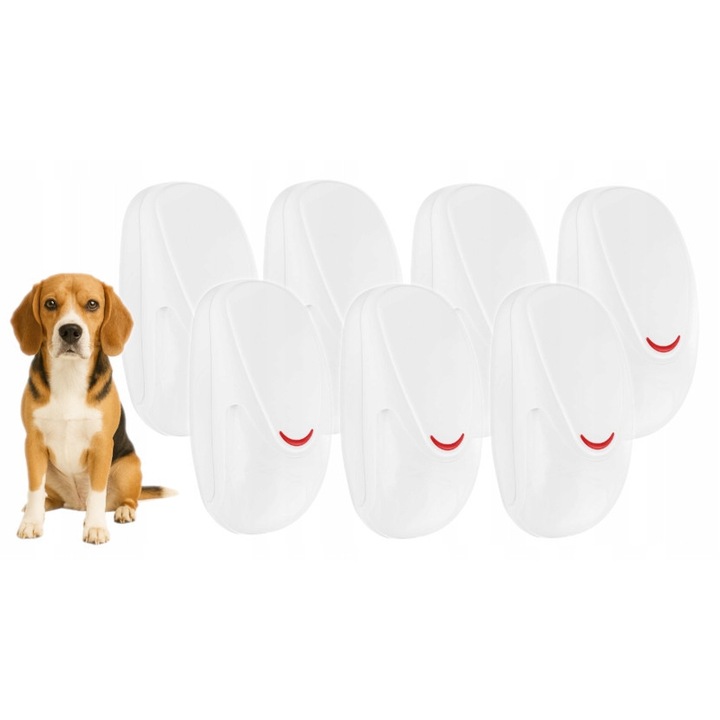 AMC Smile 21/P-V PIR mozgásérzékelő szett (7 db), állatvédelemmel 15 kg-ig, 110x60x46mm
