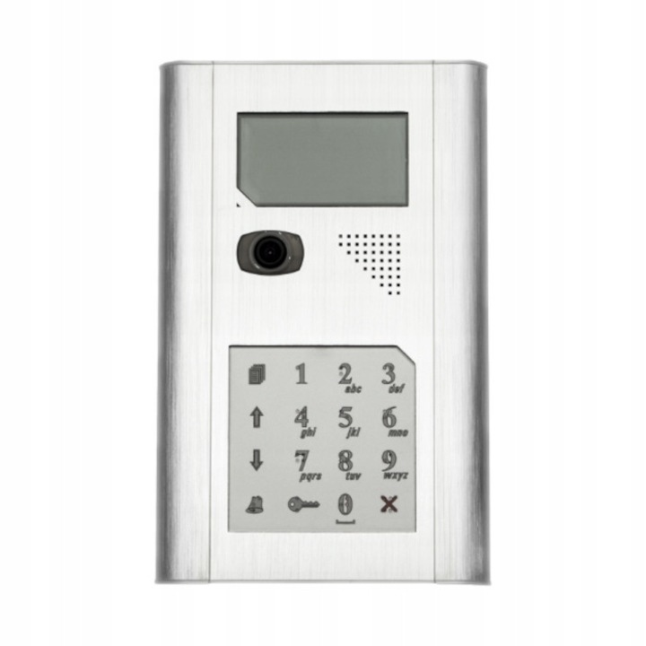 Proel KDC3905 beléptető panel, digitális, 2 vezetékes, RFID, ezüst, 220x135x11mm, komplett szett