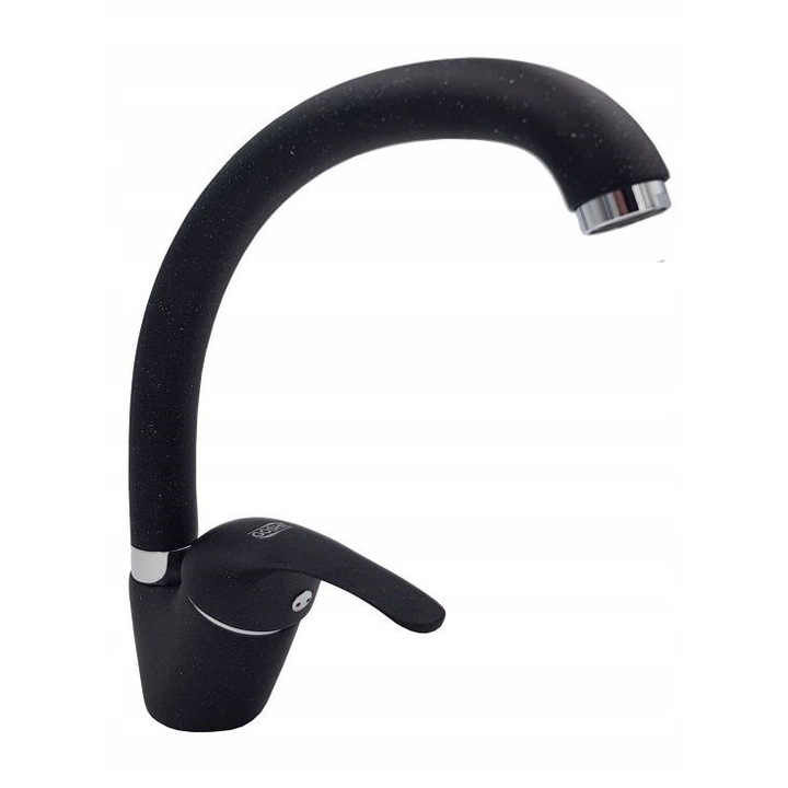 Goshe Monita magas konyhai csaptelep, antracit, álló beépítés, mozgatható kifolyócső