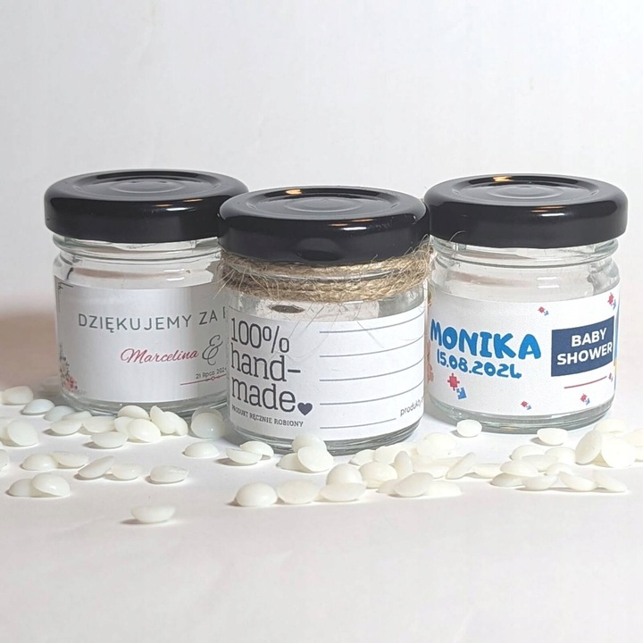 Set DIY pentru realizarea lumanarilor, Gift Home, 24 recipiente sticla 40ml, ceara naturala soia, uleiuri esentiale