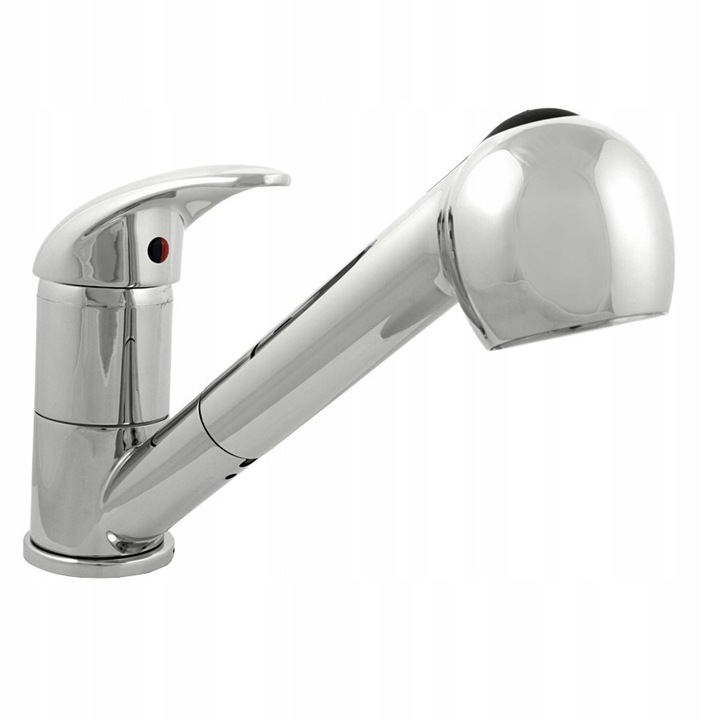 Goshe Monita konyhai csaptelep, króm, mozgatható kifolyóval, álló szerelés, 40mm