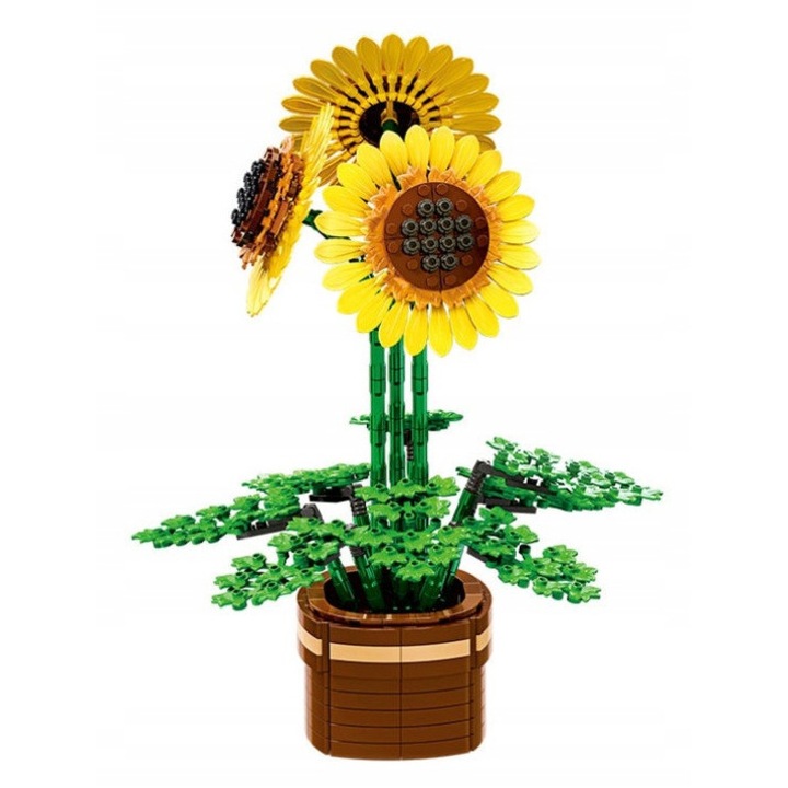 Конструктор, Slonecznik, 739 елемента, 31,5x24,2см, многоцветен