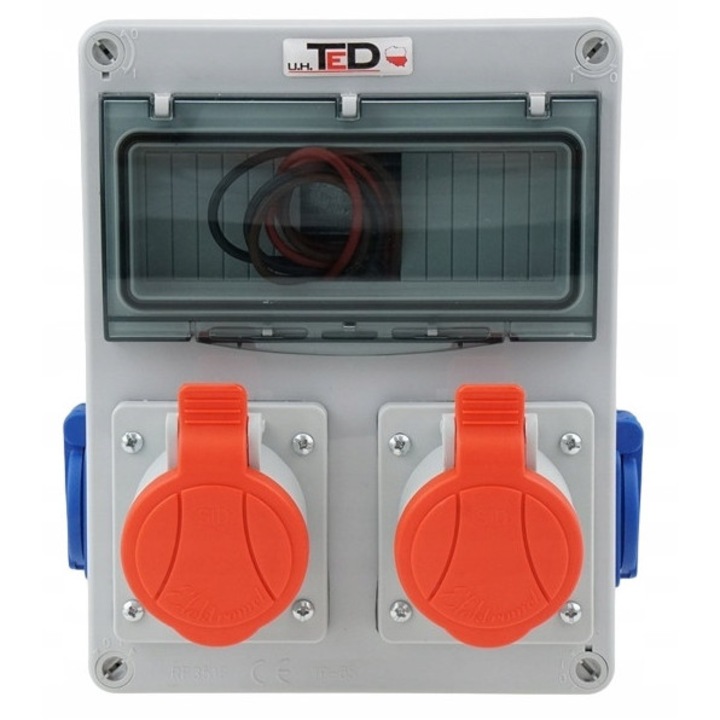 Tablouri electrice TED, rozdzielnica budowlana, 4 guri, IP44, 240x190x85mm