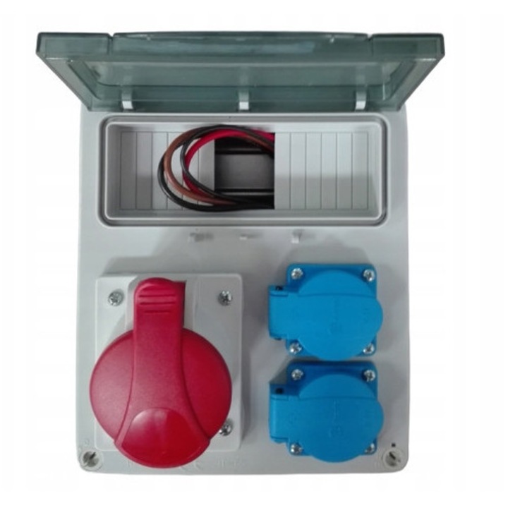 Tablouri electrice, 32A/5P, 2x230V, IP44, 8 module, 187x237x136mm