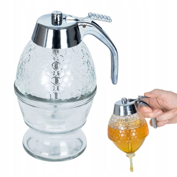 Dozator de miere sticla 250 ml, Orion