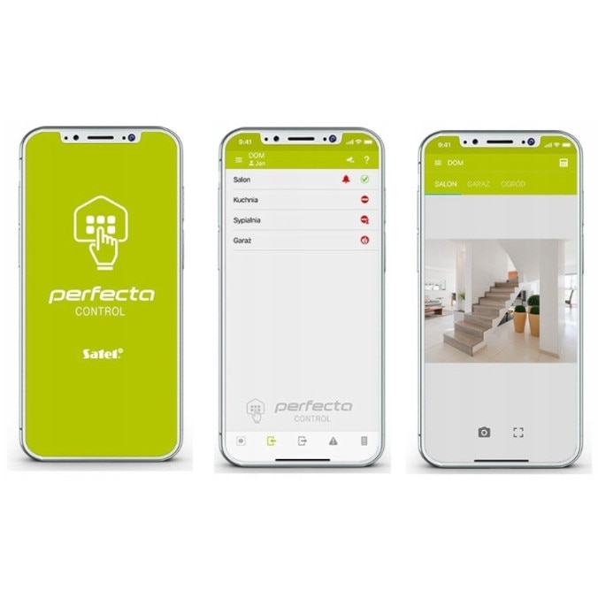 Sistem alarma Satel Perfecta 32 LTE, set 5 senzori Bingo Plus ...
